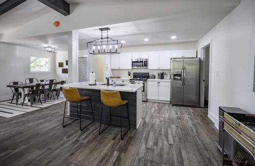 Winchester House | Gorgeous Renovated Home with Open Floor Plan and Large Lot, private but also convenient!