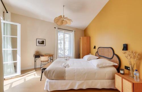 Enfants-Rouges Apartment | Grande terrasse, climatisation, 3 chambres, Marais