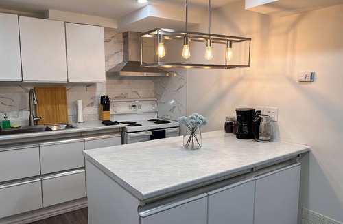 Mississauga House | Guest Suite - Cozy 1-bedroom basement with parking
