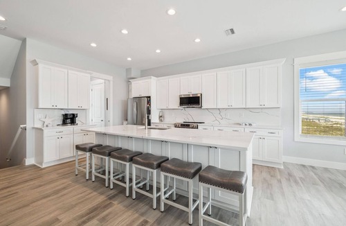 Port St. Joe House | Gulf Front Home! Private Pool! Direct Beach Access! Elevator! Grill!