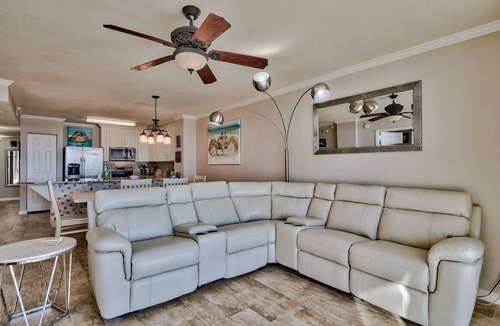 Fort Walton Beach Condo | Gulf Front Island Princess 201 with Beach Service, Soft Beds and Recliners!