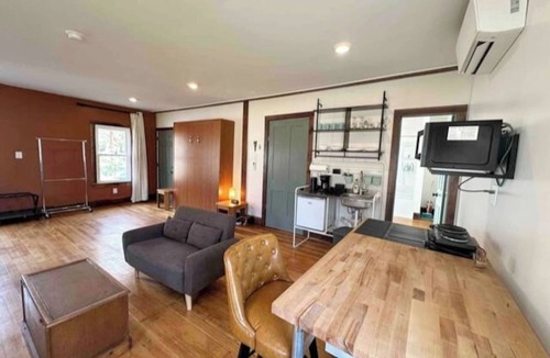 Trumansburg Apartment | Heart of the Village: Organic Black Walnut Studio