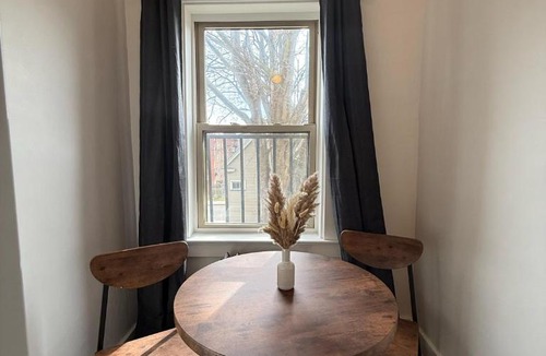 East Avenue Apartment | High Falls Studio Kitchen TV Downtown Rochester