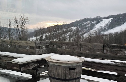 Swain Apartment | Hilltop Overlook with sweeping views, private entrance. Cozy interior