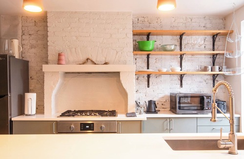 Bedford-Stuyvesant Apartment | Historic Brownstone Garden Apt in Stuy Heights, Brooklyn