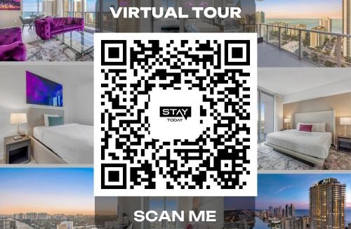 Hollywood South Central Beach Apartment | Hyde House - Luxury High Floor 2BR 2BA Apartment Suite with direct ocean view, roof top pool, resort amenities