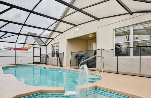Sunset Ridge House | Inviting home near Disney with private pool, patio, gas grill & game area