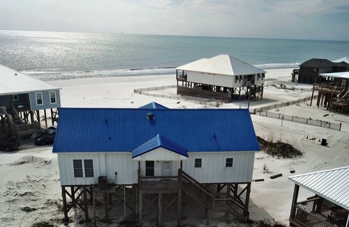 Dauphin Island House | Island Time II - Gulf-view Beach House with Heated Pool Pet-friendly