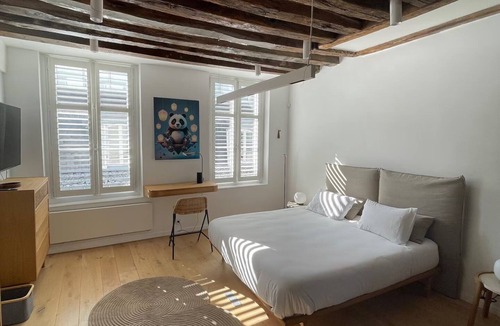 Paris City Center Apartment | Just Launched! Brand New! Architectural Gem:180m² Glass-Crowned Duplex-Le LOUVRE