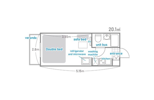 Kameari Apartment | Kameari 1108 Budget Stay High Floor Near Station Mall Disney Access