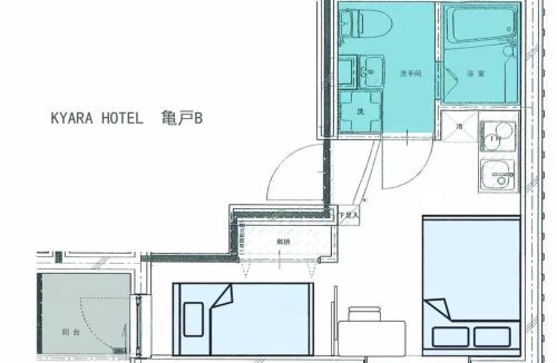 Kameido House | KYARA Hotel 亀戸402