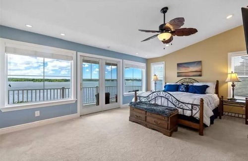 Conneaut Lakeshore House | Lake Front with 3 floors ~ Private Dock with 2 slips ~ Sleeps 16