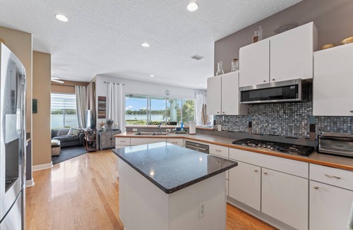 Odessa House | Lakefront Home with Private Pool and Hot Tub