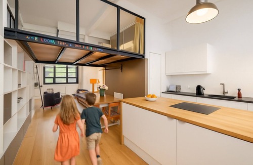 Saint-Denis Apartment | Le Loft du Stade | 6 rooms | terrace | arcade | architect's loft
