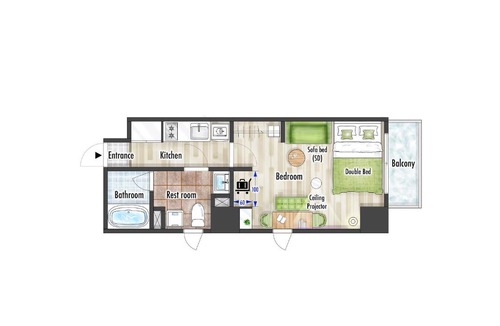 Sumida Apartment | LIVCITY Kinshicho 901