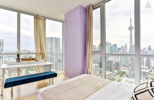 CityPlace Apartment | [Locals]·T305@Cozy lake+CN tower view 3bdr free parking.