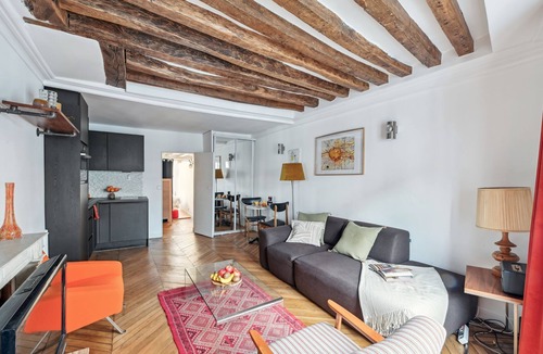 Vivienne Apartment | Lovely 1BR Near Quartier Montorgueil