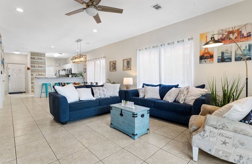 Miramar Beach House | Lovely Beach House with a large Playroom steps to Pool and 5 mins walk to Beach