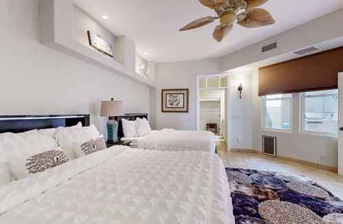 Desert View House | Luxurious dog-friendly home with amazing pool, pool spa, & mountain views