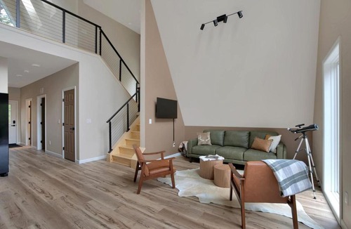 Forestport Ski Chalet | Luxury A- Frame near Old Forge with Hot Tub