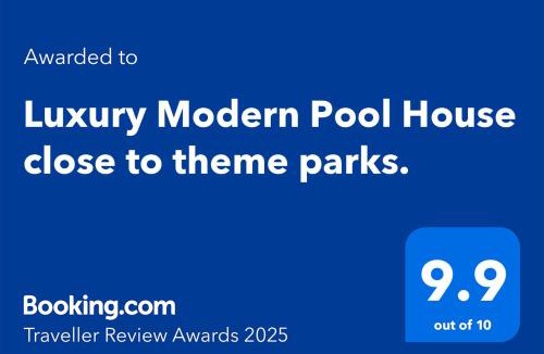 Hillcrest Estates House | Luxury Modern Pool House close to theme parks Four Bedrooms