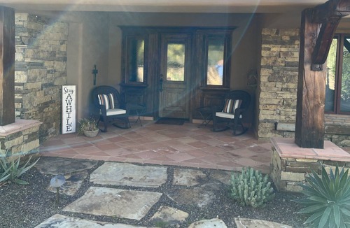 Goldie Brown Pinnacle Peak Ranch Cabin | luxury private casita with full kitchen and dining area