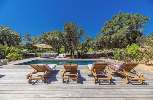 Pianotolli-Caldarello Villa | Luxury villa 600m from the beach, in the heart of the maquis. Heated swimming pool