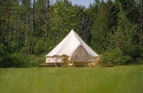 Miller Lake House | “Mariner” Luxury Glamping Tent | Tobermory