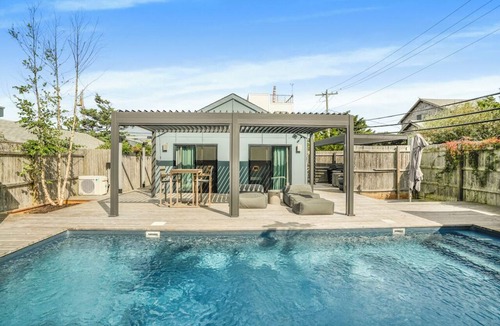 Cherry Grove House | Marvelous home with heated saltwater pool in Cherry Grove, Fire Island