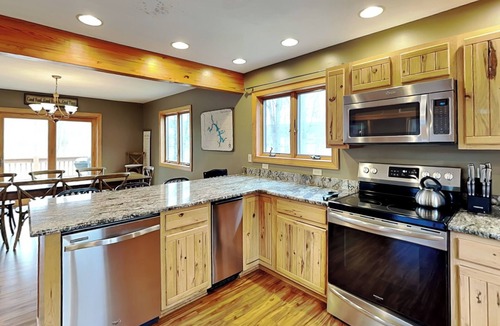 Waterfront Greens House | Midnight Dip | Private Pool + Hot Tub + Pet-Friendly!