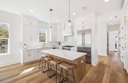 Emerald Waters Village House | Miramar Beach House with Private Pool, 6 Adult Bikes | 1 Block to Beach Access