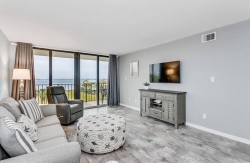Pensacola Beach Condo | Modern condo, private balconies, with elevator!