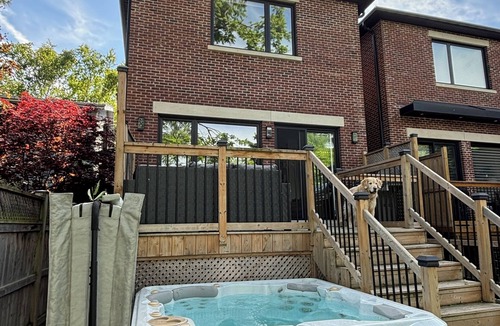 Long Branch House | Modern, Contemporary, New Build 3 Story, 3 Bedroom/4 Bathroom Home W Hot Tub