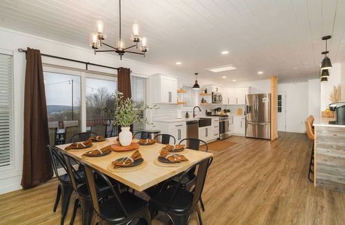 Coudersport House | Modern Farmhouse | Hot Tub Firepit Vista Views