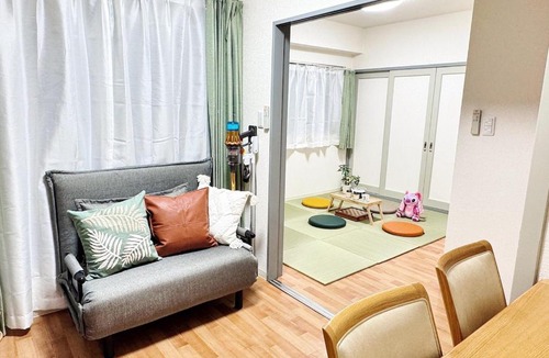 Taito Apartment | Motosakura 301, direct access to Narita and Haneda, 2 beds, 5 train lines, elevator, free bicycle rental, luxury double bed