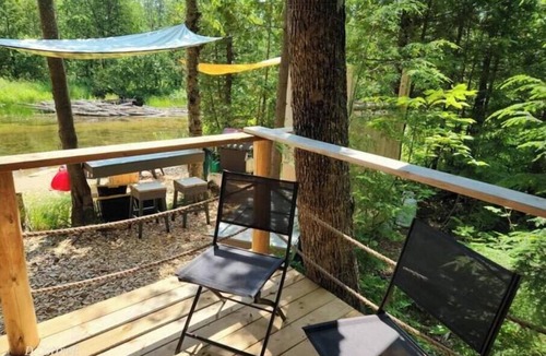 Chatsworth Cabin | Mystic River Retreat Waterfront Glampingnn