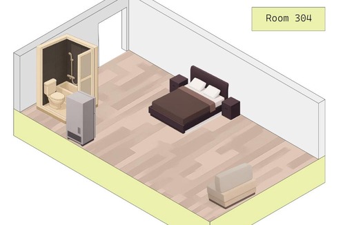 Horikiri Apartment | Natumi ホテル 304 高级独栋别墅 车站步行五分钟 成田-羽田-上野一线直达