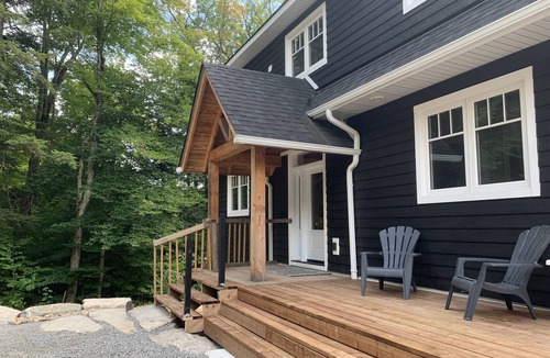 Muskoka Lakes Cottage | New Build with Hot Tub & Steam Room, bonfire pits, flatland & sun all day :)