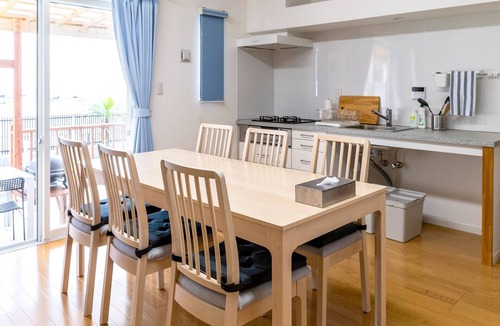 Shirahama Apartment | New construction Allweather barbecue terrace v/Shimoda Shizuoka