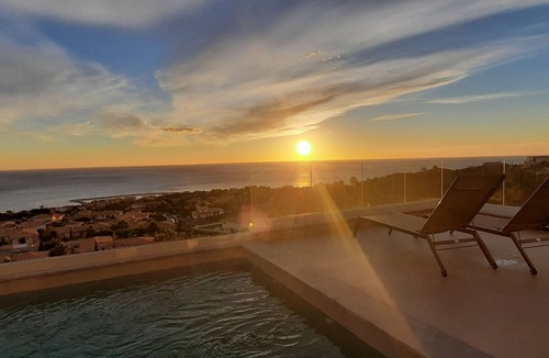 Solenzara Villa | New, modern, 180° panoramic sea view, heated pool, dream vacation assured
