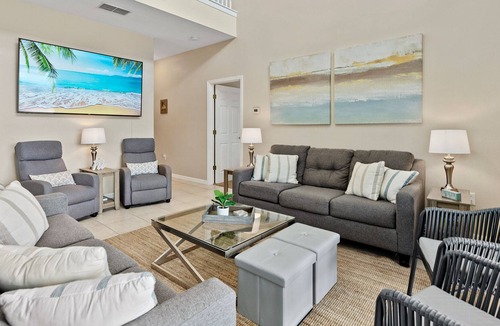 Sunset Lakes Villa | NEW Stunning Lakeview/Gated/Just a few miles to Disney