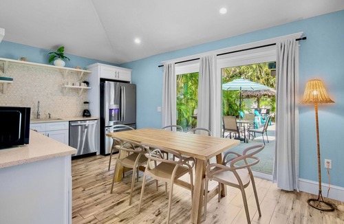 Whitney Beach House | One block to beach! 3 bedroom home with pool and backyard oasis.