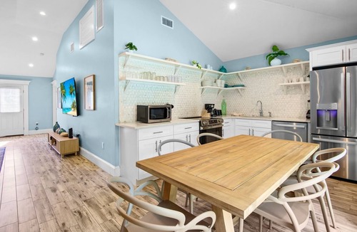 Whitney Beach House | One block to beach! 3 bedroom home with pool and backyard oasis.