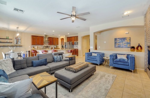 Laveen Village House | Outdoor Kitchen + Patio: Upscale Home Near Phoenix