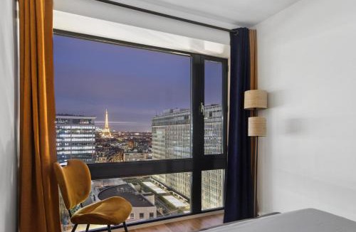 Plaisance Apartment | Paris luxury Apartment 75m2 with Eiffel Tower View, metro 1 min, parking
