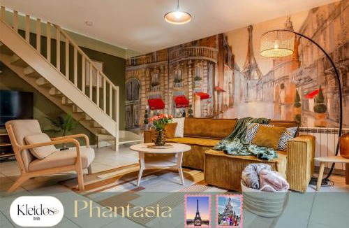 Magny-le-Hongre House | Phantasia by Kleidos, 10 min de Disney! Jolie Maison Familiale 6P, 2 chambres, Terrasse, Parking