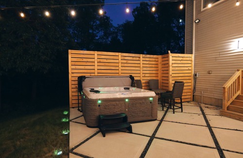 Tunkhannock Township House | Poconos Summer Getaway with Hot Tub + Game Room FUN! HUGE LAKE - The SHYRE House