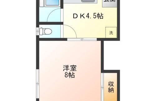 Tokorozawa Apartment | Private 1K Flat with 2 Single beds and sofa-bed, Near Tokyo & Quiet Area, 202