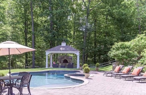 Lewisboro House | Private colonial oasis for Summer 2022 : heated saltwater pool, hot tub, office