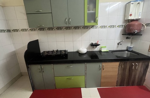Andheri West Apartment | private specious master bedroom with attached bathroom
